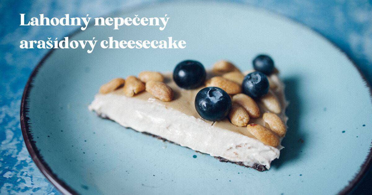 Nejlepší nepečený arašídový cheesecake | Ochutnej ořech