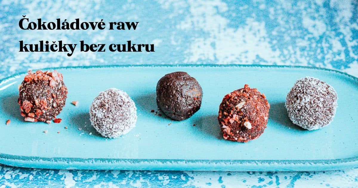 Čokoládové raw kuličky bez cukru | Ochutnej Ořech