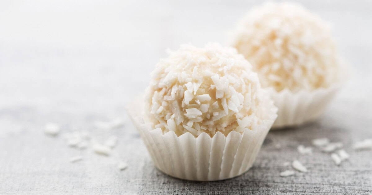 Jednoduchý recept: zdravé Raffaello kuličky | Ochutnej Ořech