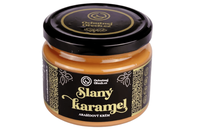 Orechové maslá so slaným karamelom