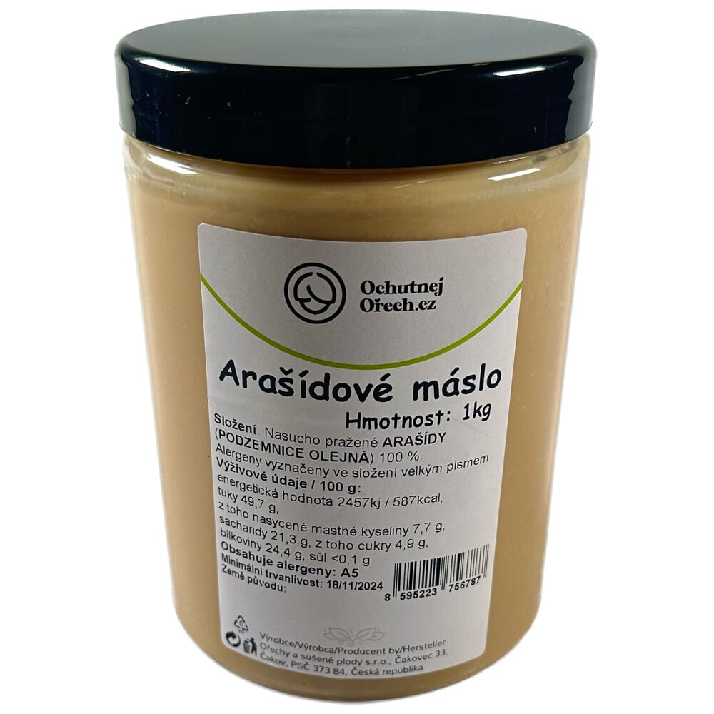 100 % Arašidové maslo jemné