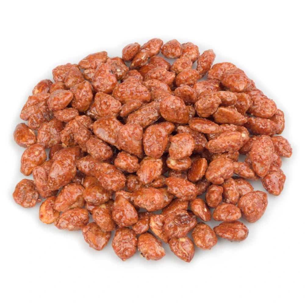 Mandle v mede so slaným karamelom