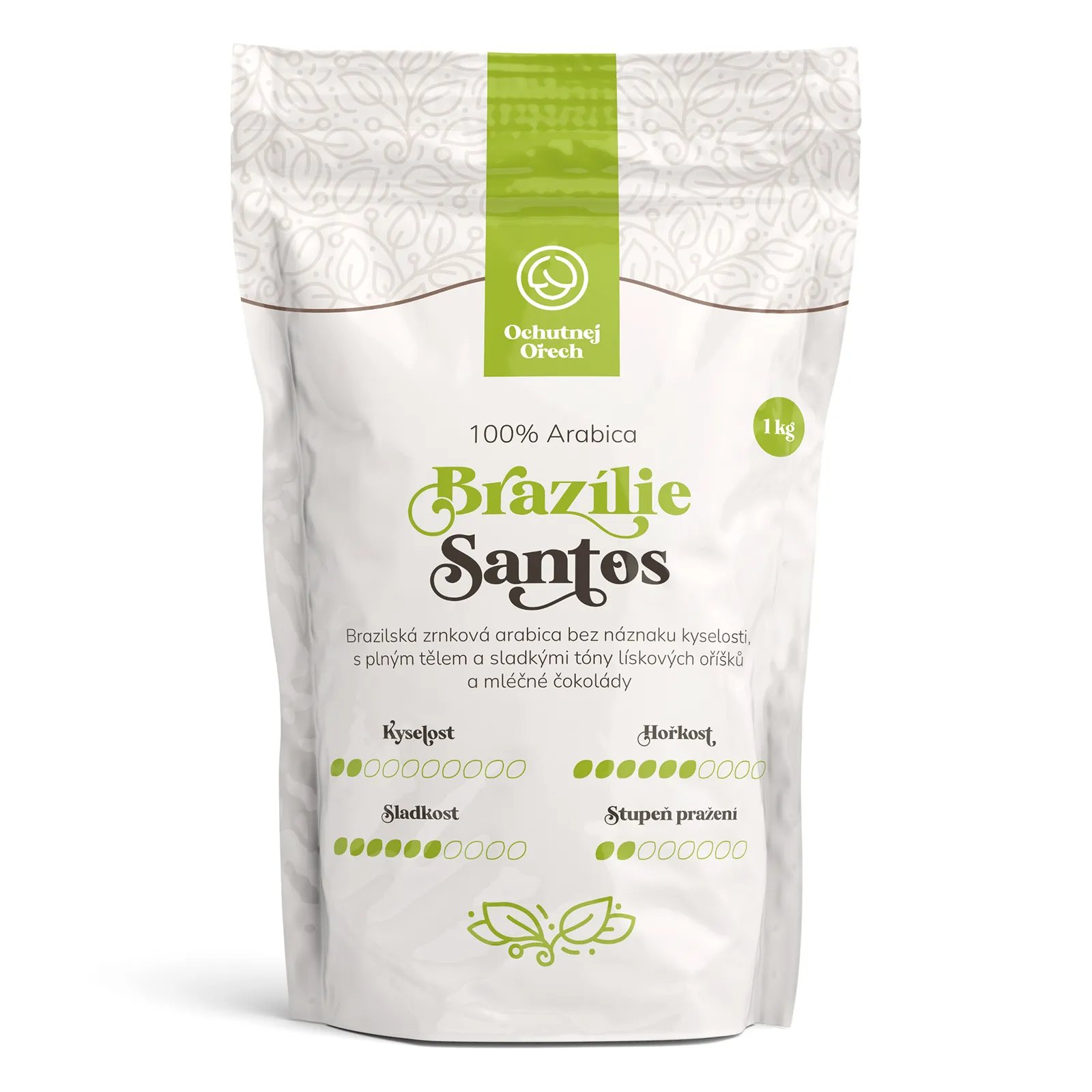 Káva BRAZÍLIA SANTOS 100 % ARABICA 1 kg