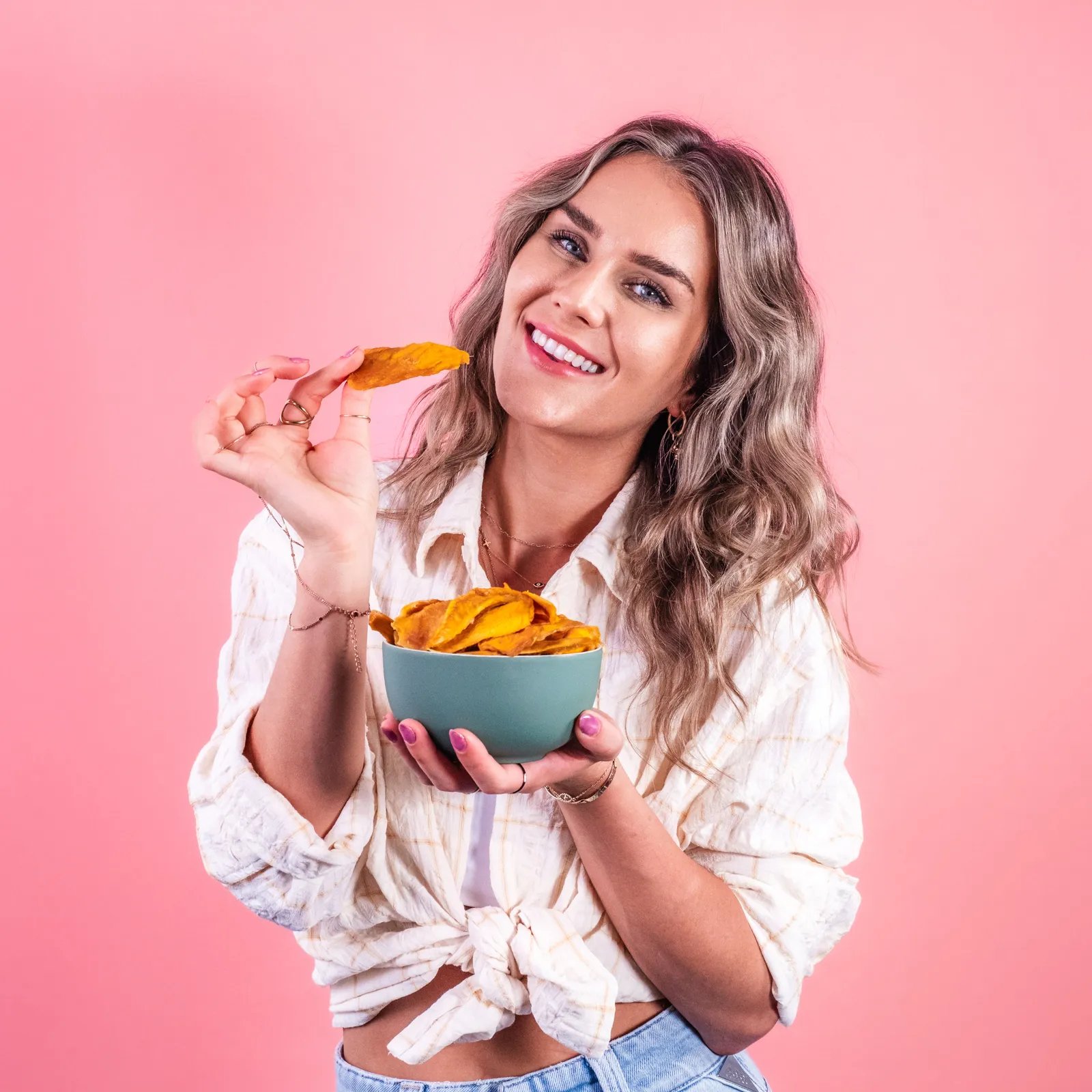 Plátky manga prírodné nesírené