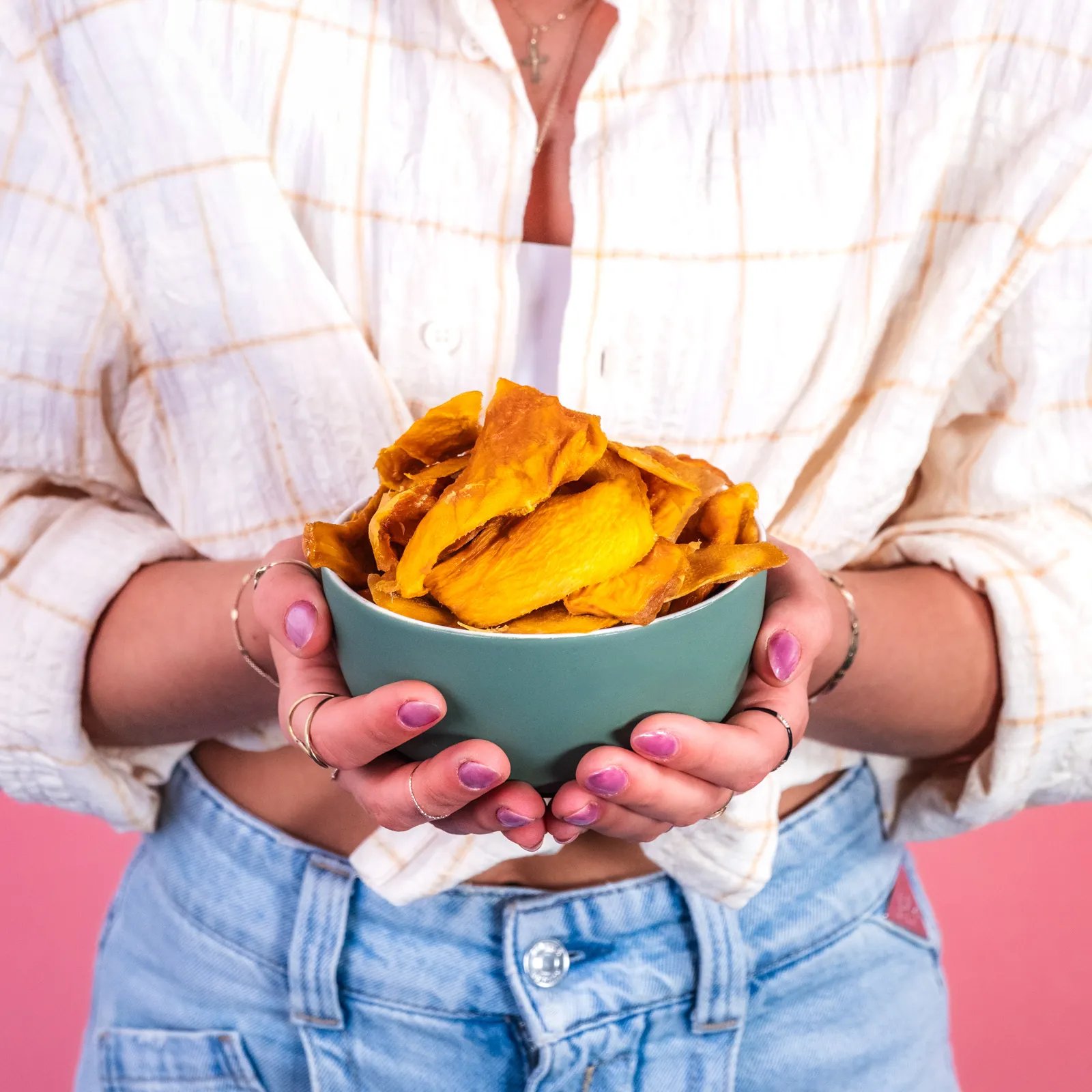 Plátky manga prírodné nesírené