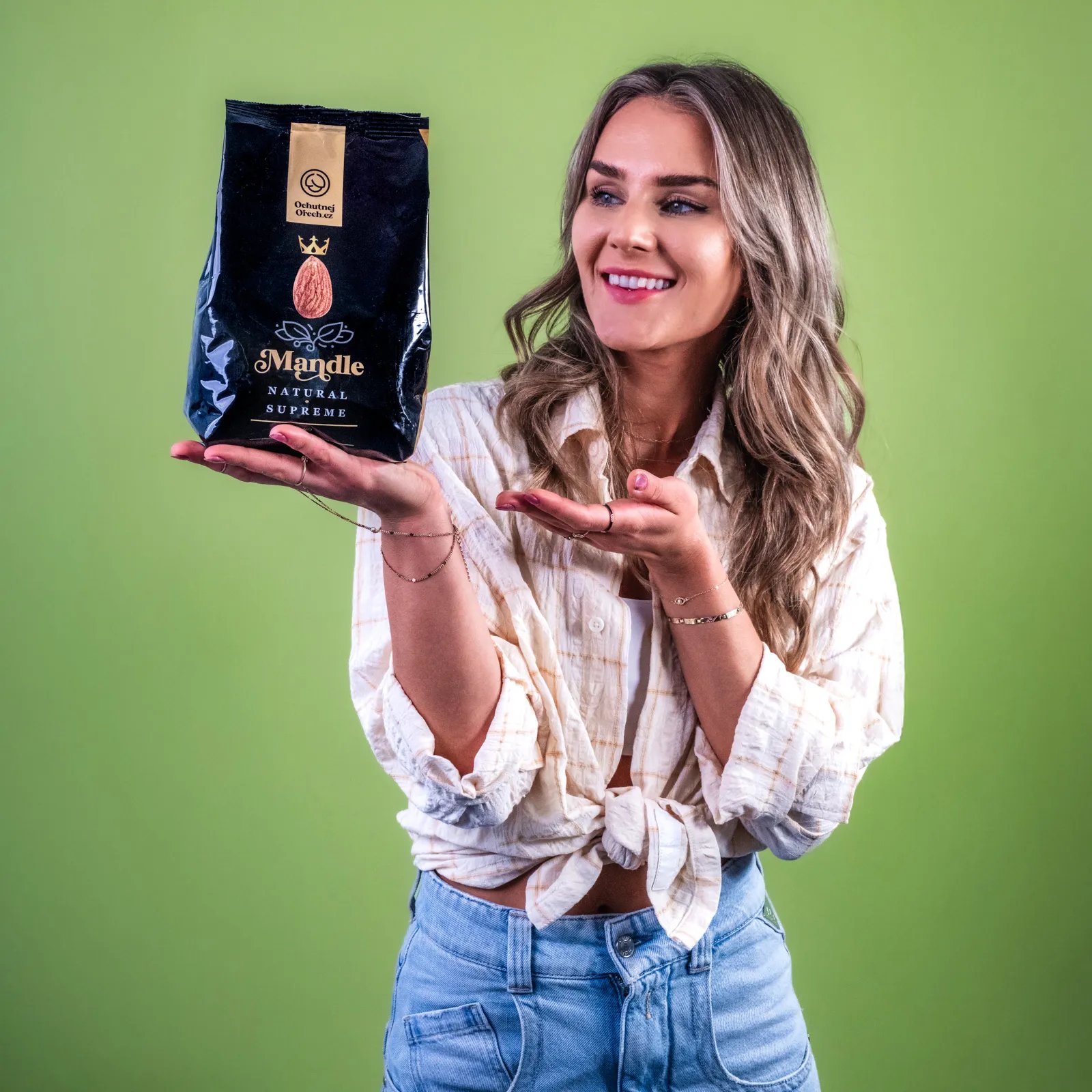 Mandľové jadrá NATURAL - CARMEL SUPREME 23-25 veľké