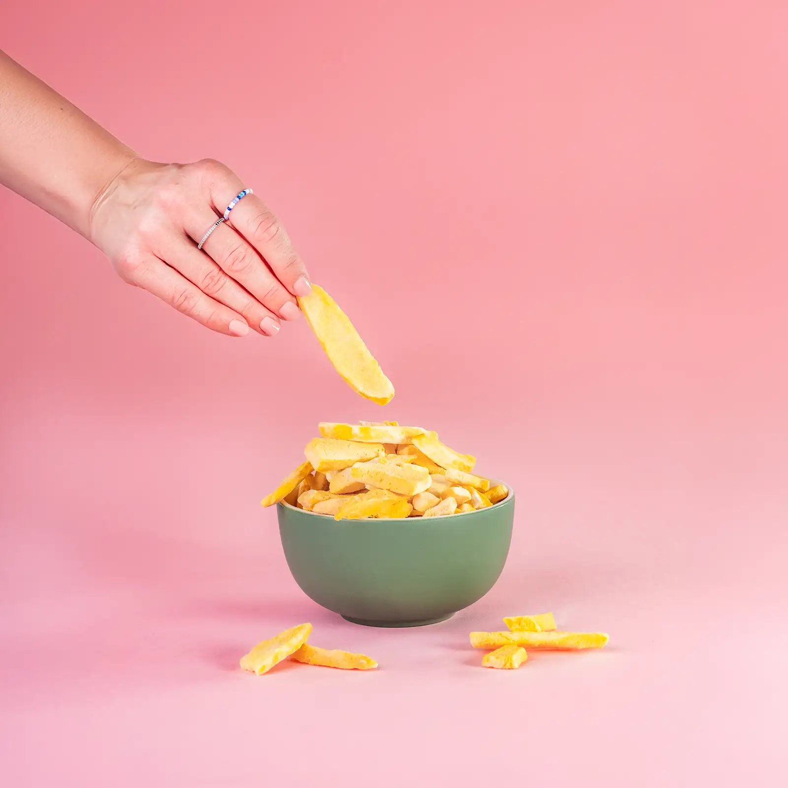 lyofilizované mango mrazom sušené