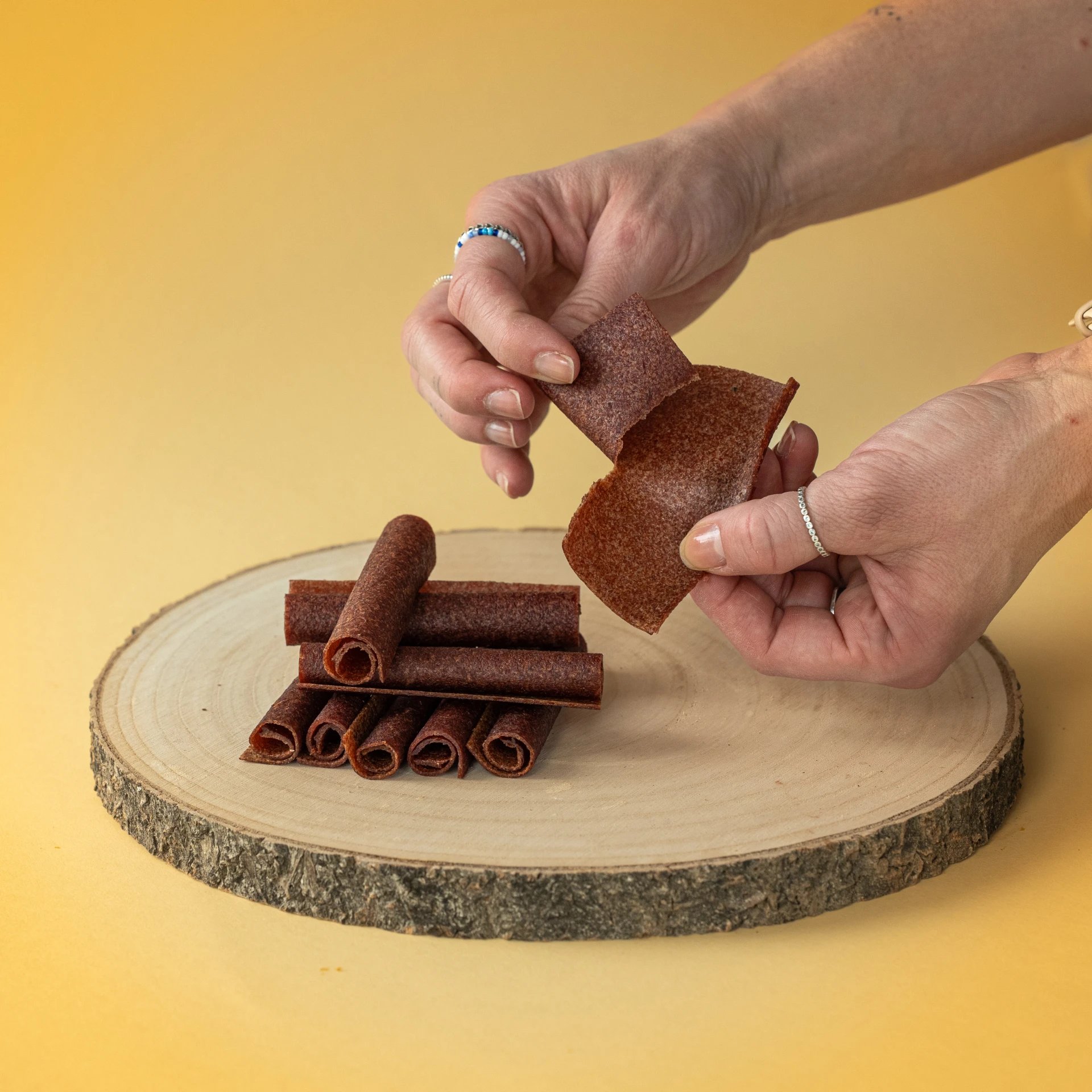 Jablkové trubičky s višňou