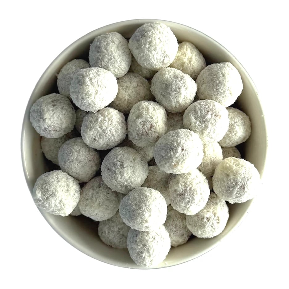 Jablčné guličky s KOKOSOVOU polevou