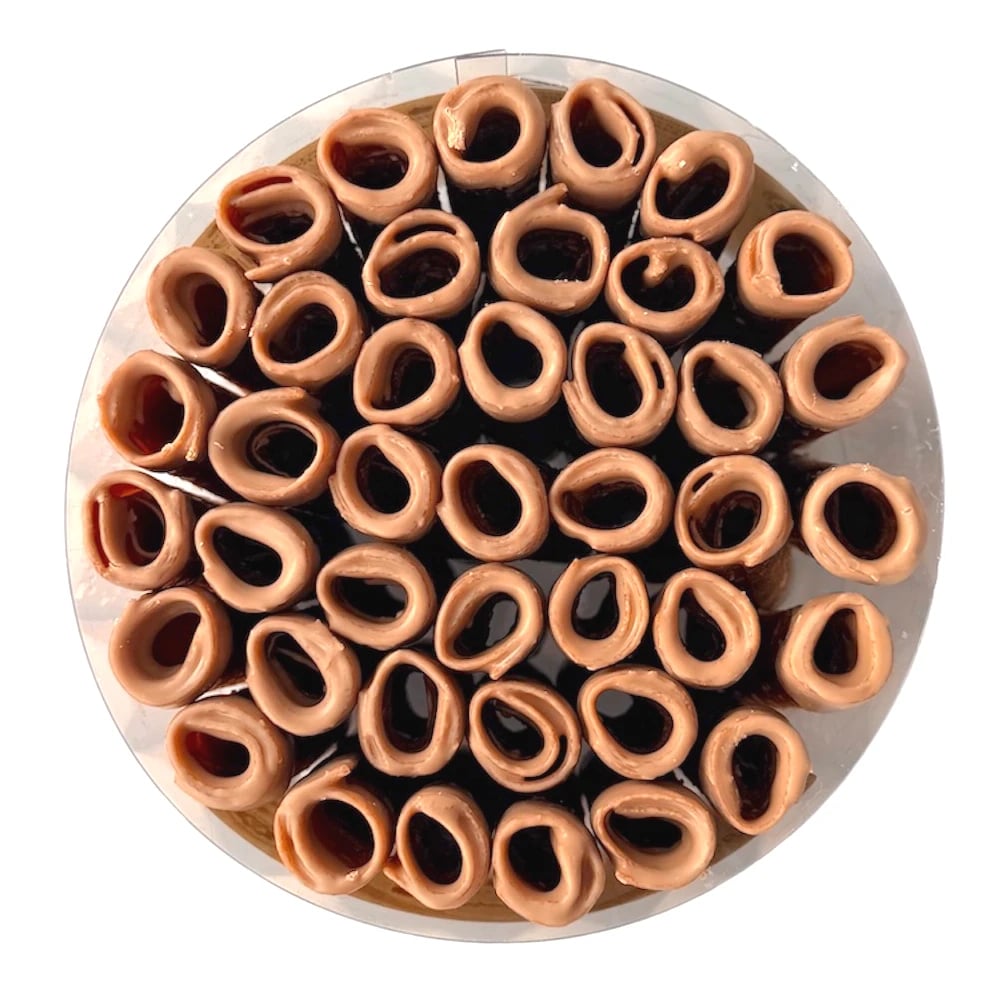 Jablkové trubičky máčané v KARAMELOVEJ poleve dóza