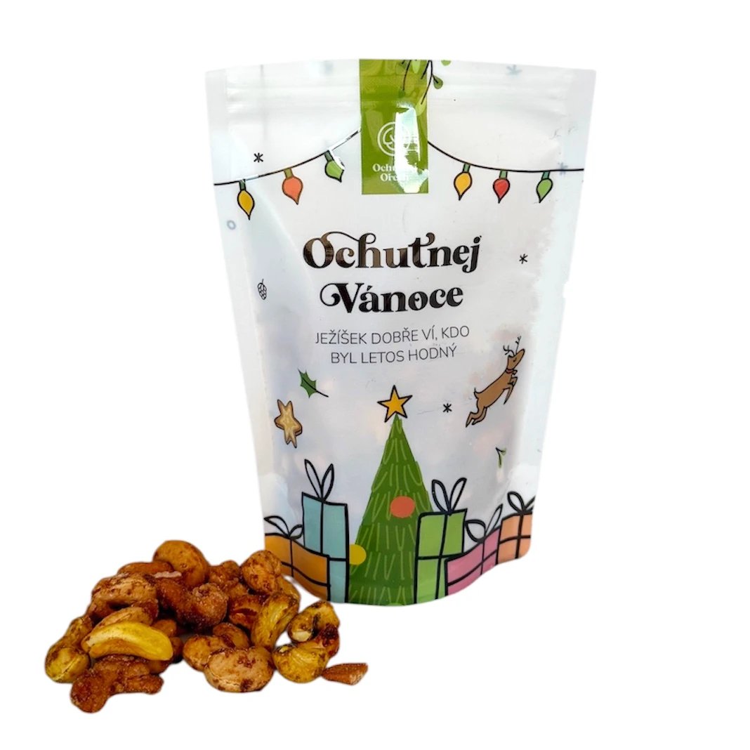Ochutnaj Vianoce - pikantný kešu mix