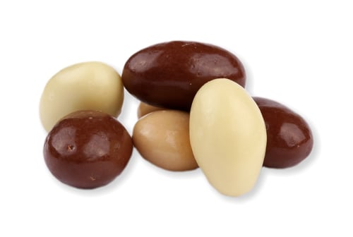 E-shop Ochutnej Ořech Mandle TROJFAREBNÉ (jogurt, karamel, mliečna čoko)
