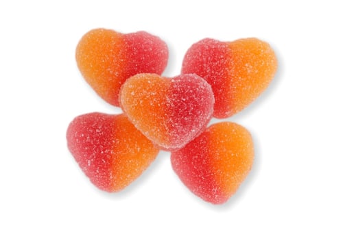 E-shop Ochutnej Ořech Želé Broskyňové srdiečka kyslé 1 kg