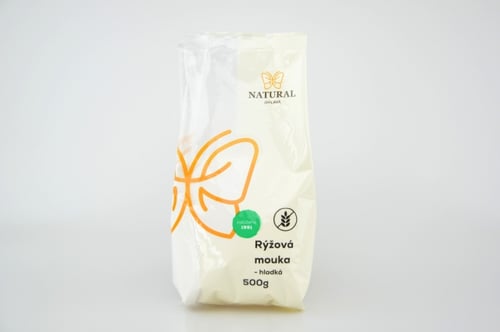E-shop Natural Jihlava Múka ryžová hladká - Natural 500g