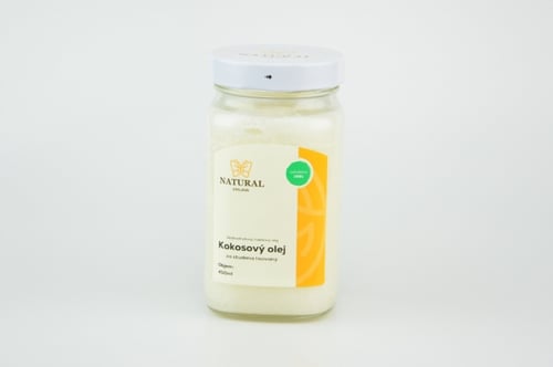 E-shop Natural Jihlava Kokosový olej lisovaný za studena BIO 450ml