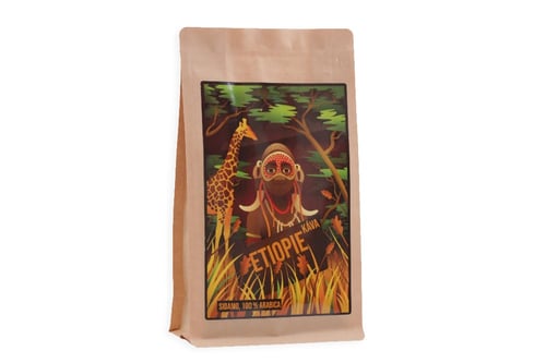 E-shop Ochutnej Ořech Káva ETIÓPIA Sidamo 100% ARABICA