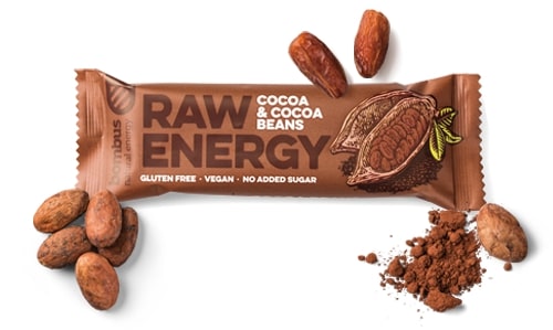 E-shop Bombus RAW Energy kakao a kakaové bôby 50 g