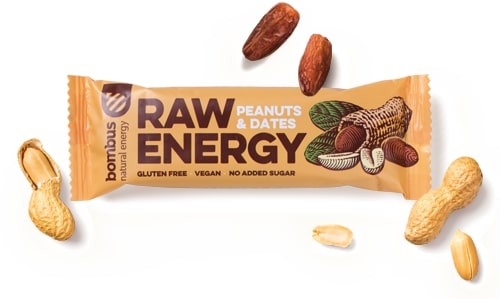 E-shop Bombus RAW Energy arašídy a datle 50 g