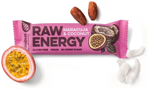 E-shop Bombus RAW Energy marakuja a kokos 50 g
