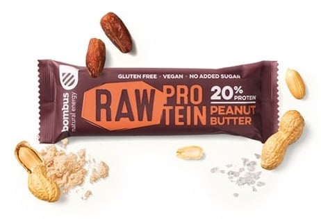 E-shop BOMBUS Raw protein ARAŠIDOVÉ MASLO AKCIA 2 + 1 zadarmo