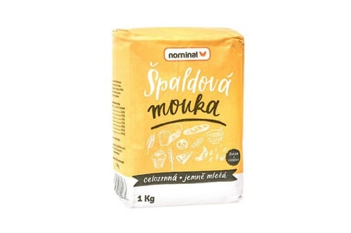 E-shop Nominal Špaldová múka celozrnná, jemne mletá 1kg