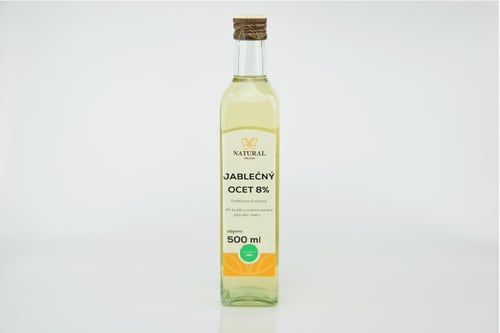 E-shop Natural Jihlava Jablčný ocot 8 % Natural 500 ml