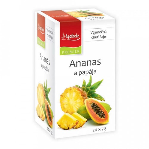 E-shop Apotheke Čaj Ananás a papája 20 vrecúšok