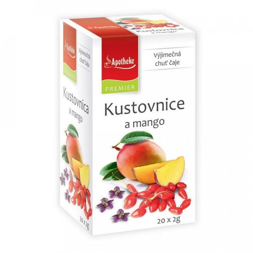 E-shop Apotheke Čaj Kustovnica a mango 20 vrecúšok