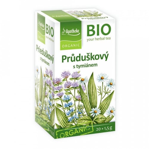 E-shop Apotheke Prieduškový čaj s tymiánom BIO 20 vrecúšok