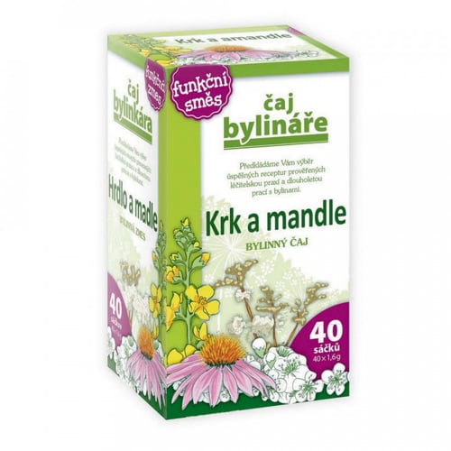 E-shop Apotheke Čaj Bylinkár Krk a mandle 40 vrecúšok
