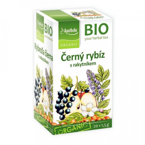 E-shop Apotheke Čaj Čierna ríbezľa s rakytníkom BIO 20 vrecúšok