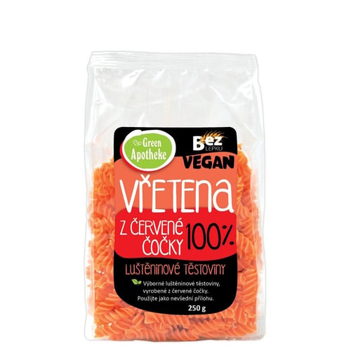 E-shop Green Apotheke Vretená z červenej šošovice 100%