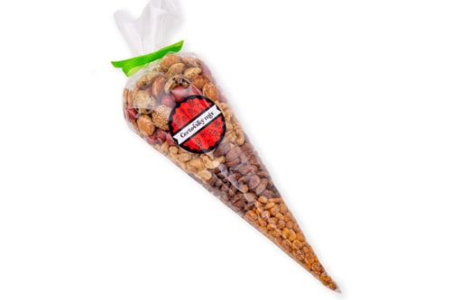 E-shop Ochutnej Ořech Darčekový kornút Čertovský mix 600 g