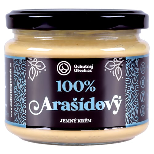 E-shop Ochutnej Ořech 100 % Arašidové maslo jemné 300 g