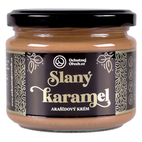 E-shop Ochutnej Ořech Arašidové maslo SLANÝ KARAMEL 300 g