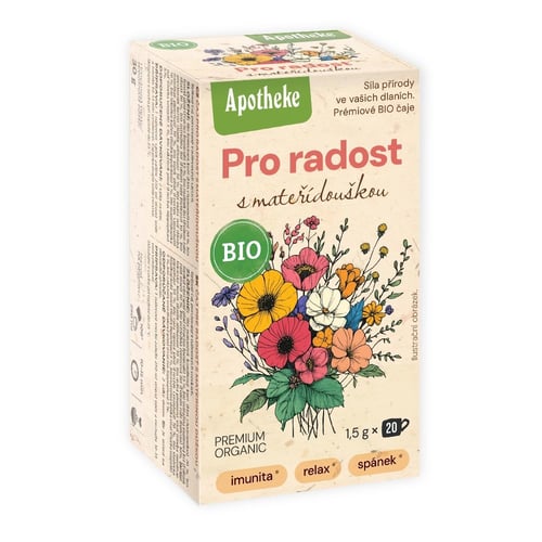 E-shop Apotheke Pre radosť čaj BIO 20 vrecúšok
