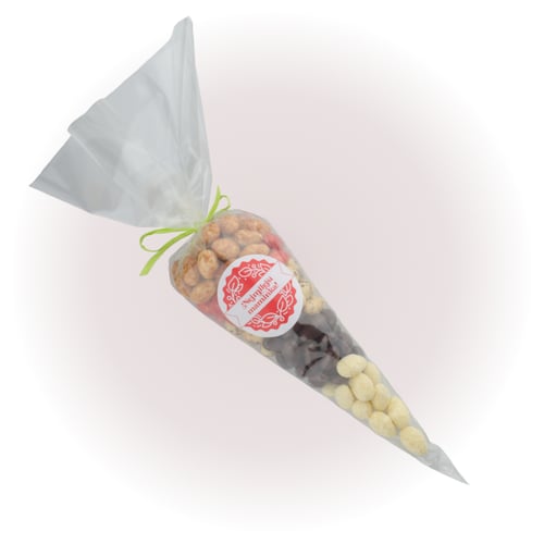 E-shop Ochutnej Ořech Darčekový kornút ČOKOMANDLE pre maminku 600g