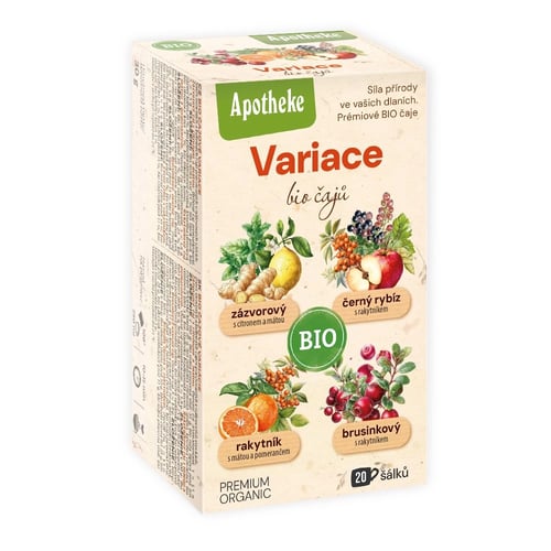 E-shop Apotheke Čajové variácie 4v1 BIO 20 vrecúšok