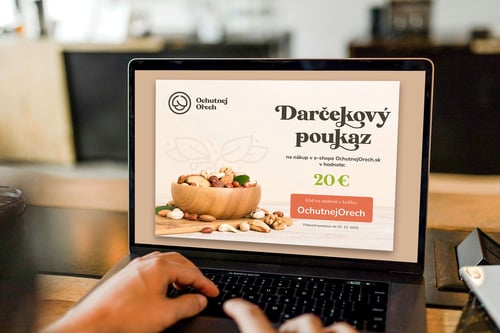 E-shop Ochutnej Ořech Digitálny darčekový poukaz (okamžite e-mailom) 10 EUR