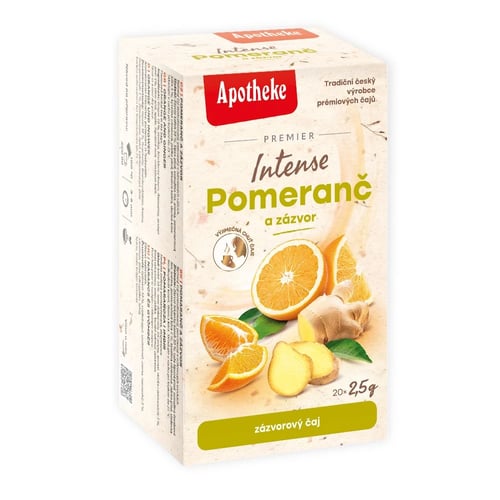 E-shop Apotheke Premier Intense Čaj Pomaranč a zázvor 20 vrecúšok