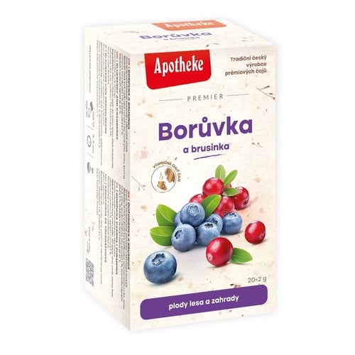 E-shop Apotheke Premier Intense Čučoriedka a brusnica 20 vrecúšok
